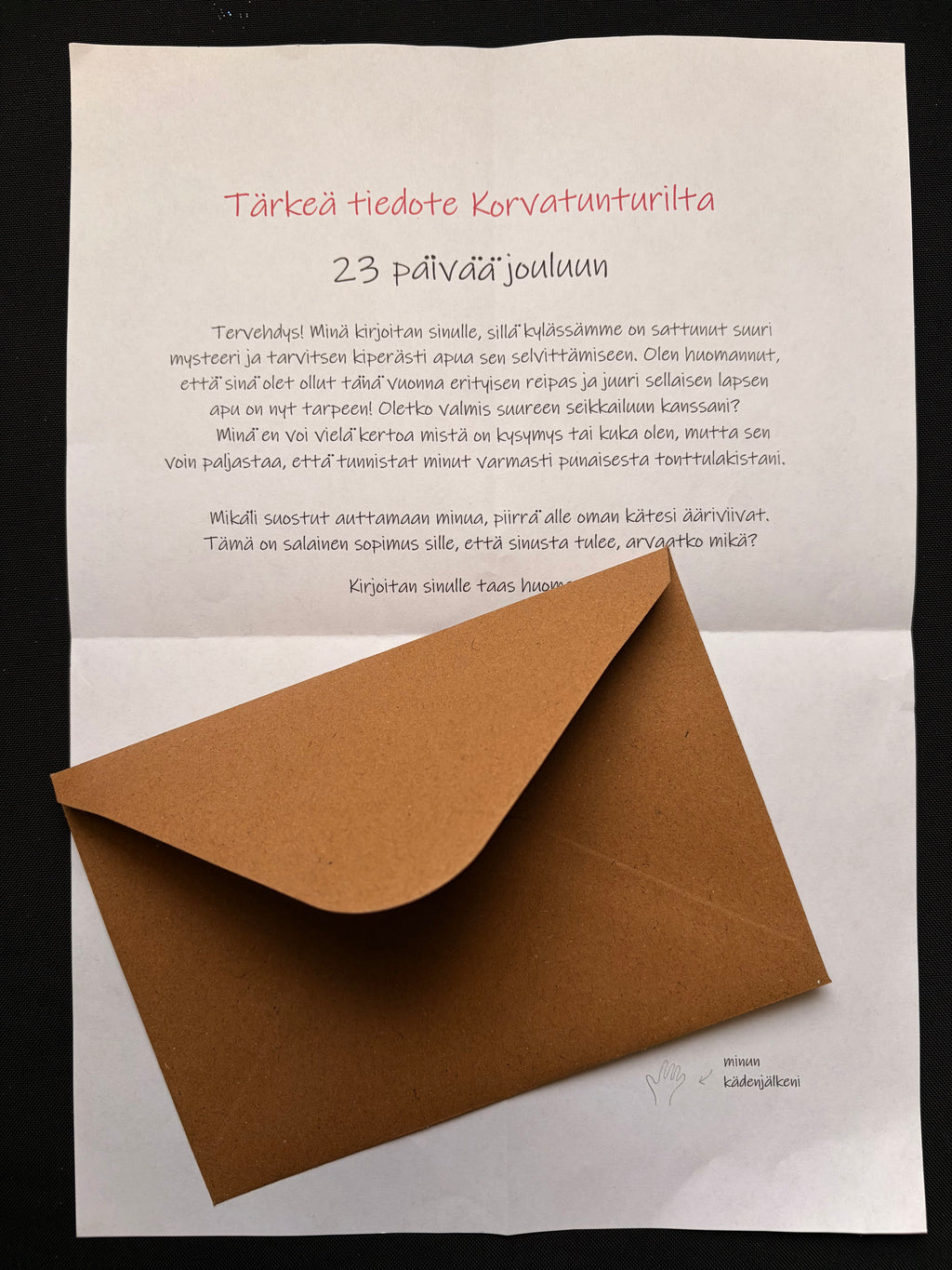 Kirjejoulukalenteri: Tonttu Teppana ja poro Punakan mysteeri